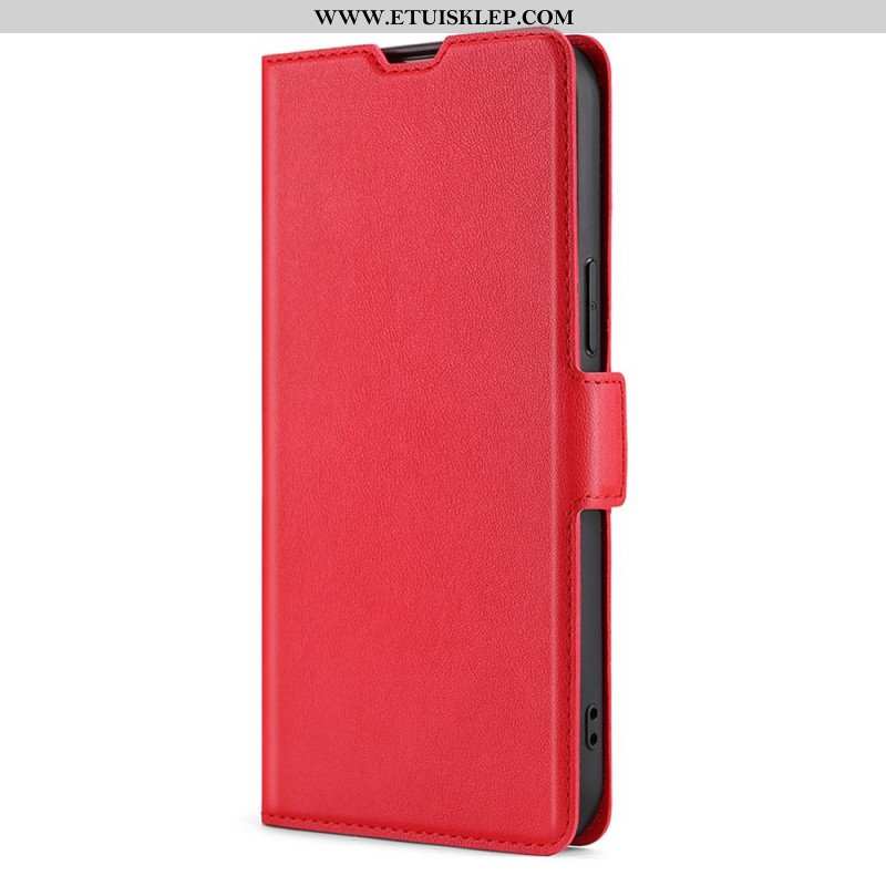 Etui Folio do Xiaomi 12 Pro Styl Z Bardzo Delikatnej Skóry